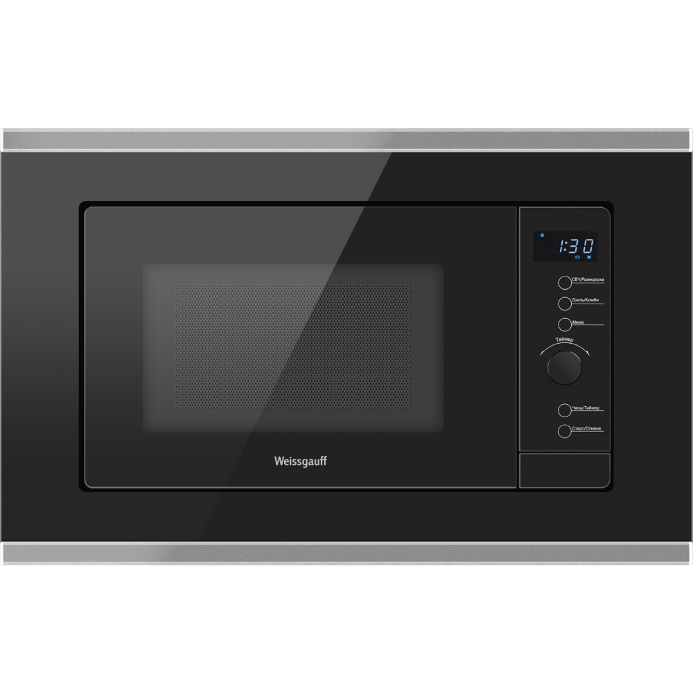 Микроволновая печь встраиваемая Weissgauff HMT-720 BX Grill черная ...