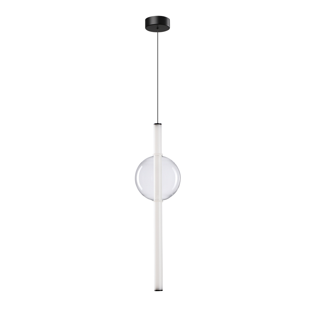 фото Светильник светодиодный подвесной arte lamp rigla 3500к 12 вт 2 кв.м черный ip20 (a6839sp-12cl)