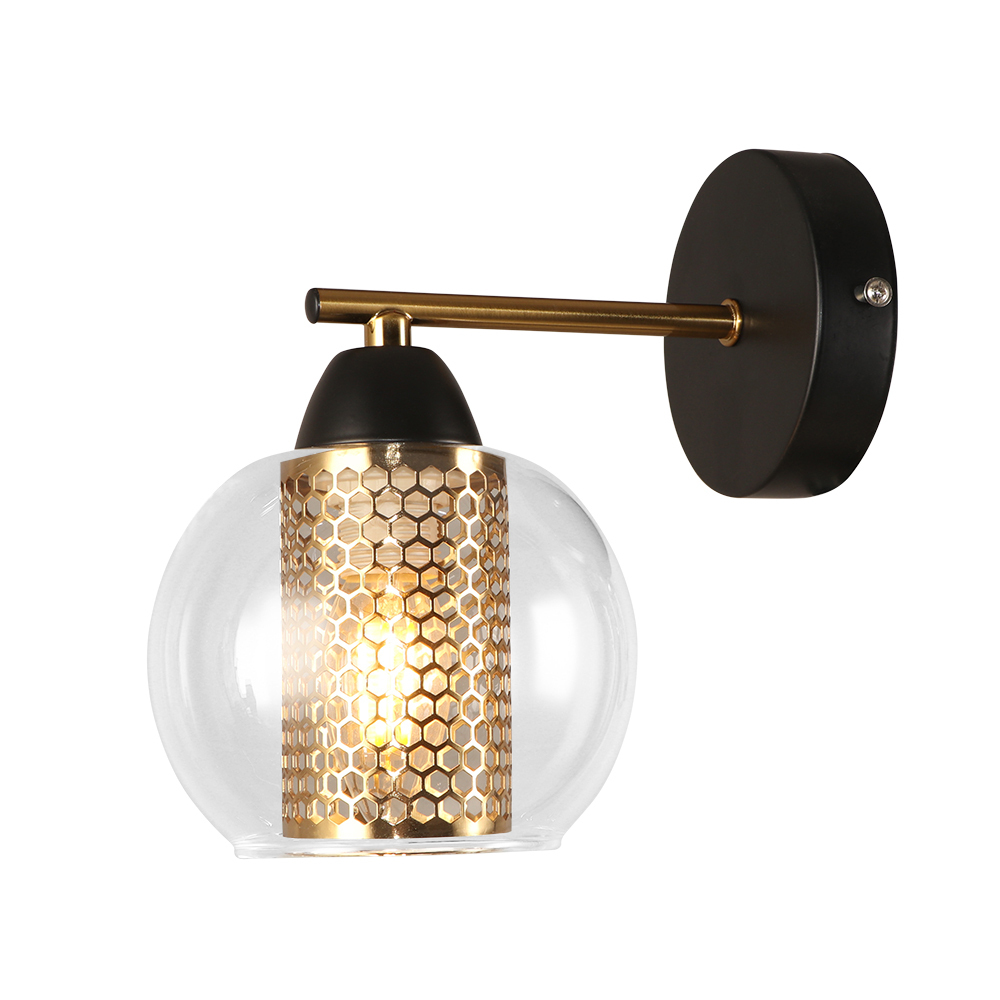 фото Бра arte lamp manchester (a7045ap-1bk) е14 40 вт 220 в бронза ip20