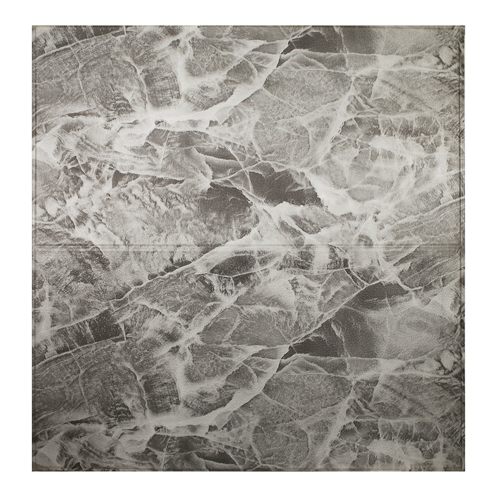 фото Панель самоклеящаяся вспененный полиэтилен 700х700х3 мм grace серый мрамор 0,54 кв.м