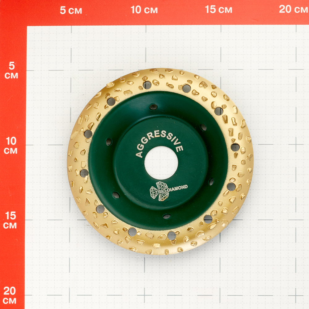 Диск шлифовальный Trio-Diamond Grand Aggressive d125 мм P8-10 на винтовом креплении Вид№4
