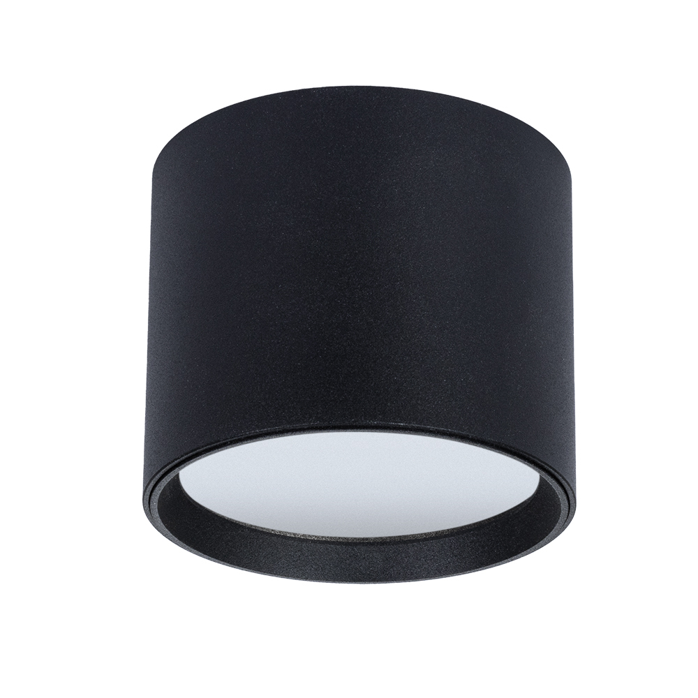 фото Светильник потолочный gx53 15 вт 85х70 мм ip44 arte lamp intercrus (a5548pl-1bk) черный