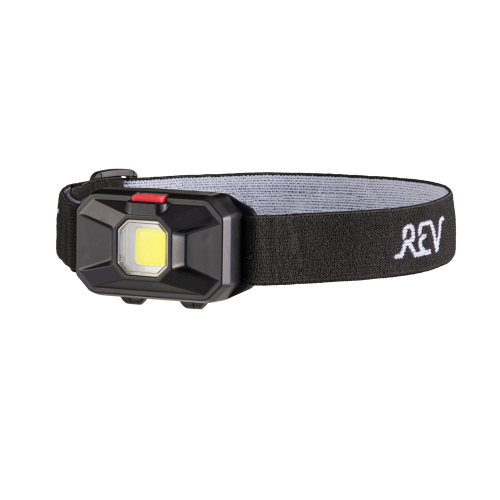Фонарь налобный Rev (29087 2) светодиодный 1 LED 3 Вт на батарейках AAA пластик 3 режима