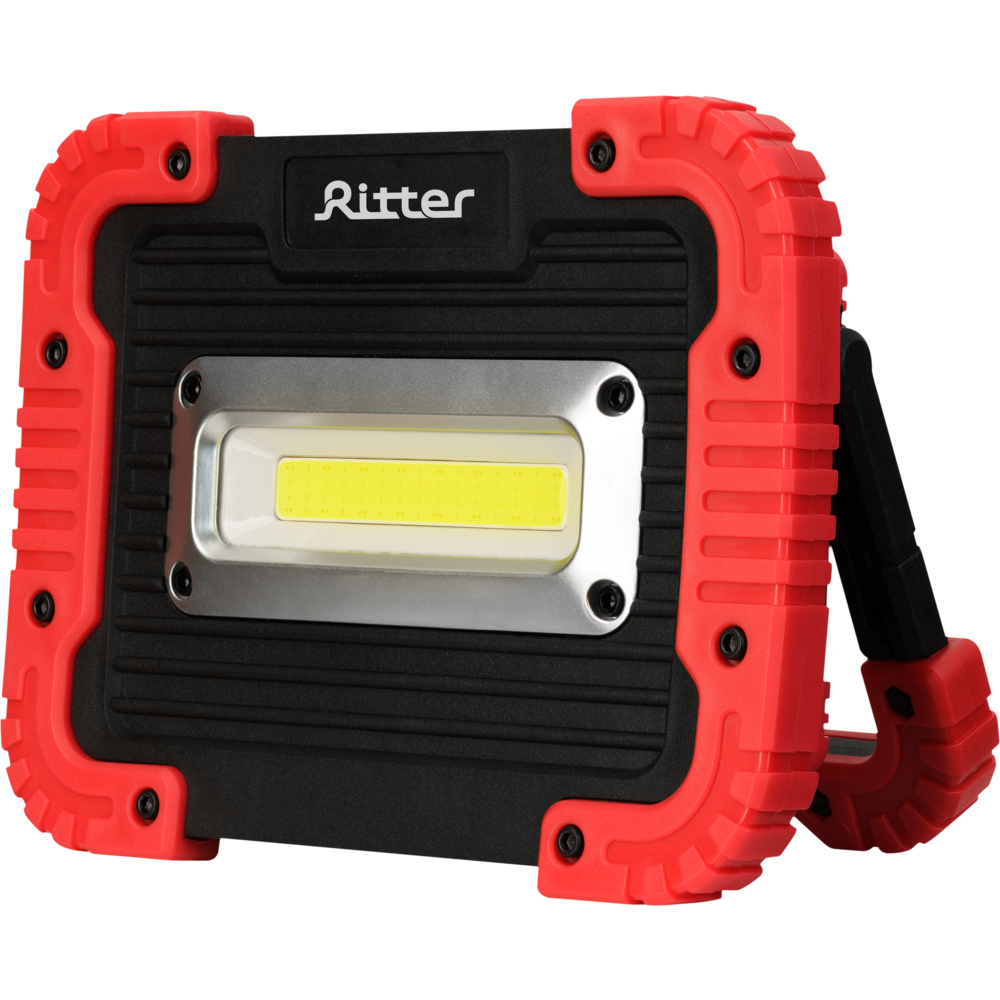 Фонарь прожектор Ritter (29133 6) светодиодный 1 LED 15 Вт аккумуляторный Li-Ion 3000 мАч пластик 4 режима фонарь прожектор светодиодный аккумуляторный duwi dynam 23 вт ip65