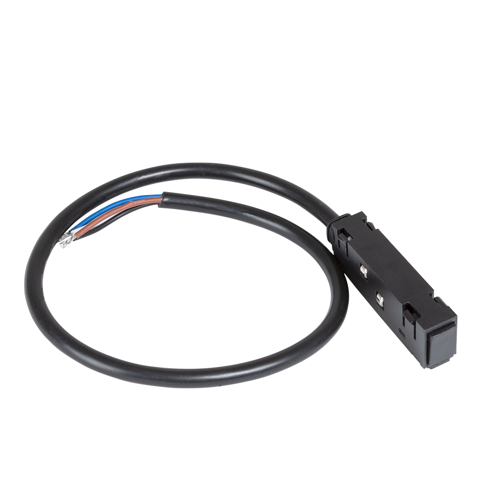 коннектор для ввода питания arte lamp optima a740233 Ввод питания для магнитного шинопровода Arte Lamp Expert черный (A590106)