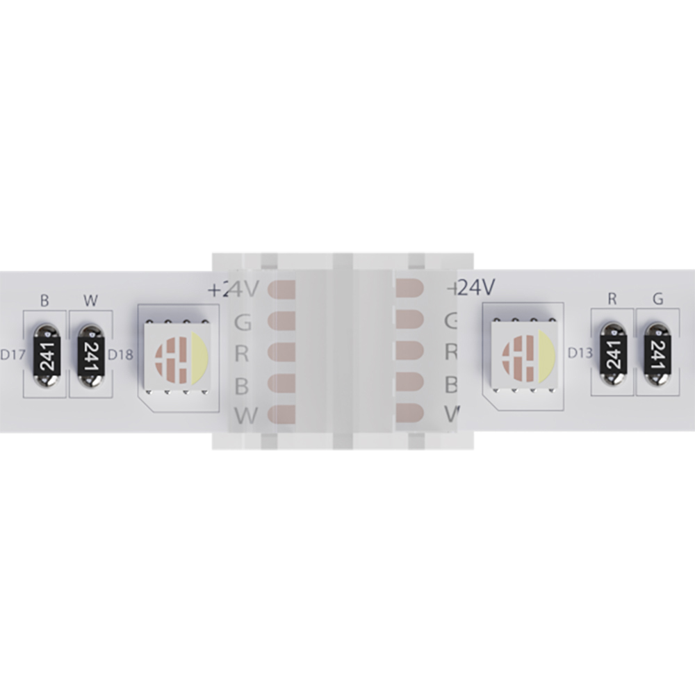 Коннектор для светодиодной ленты SMD 5050 RGB Arte Lamp Strip-Accessories (A32-12-RGBW) 24 В IP20 коннектор apeyron 09 78 для соединения лент с rgbw контроллером 12 24 в
