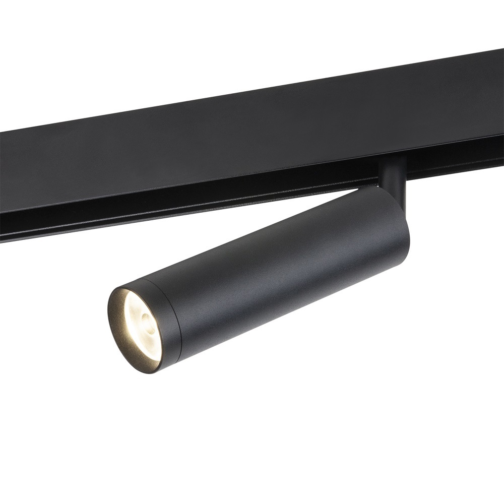 Светодиодный трековый светильник магнитный Elektrostandard Slim Magnetic 4200К 8 Вт 3 кв.м черный (a061302)