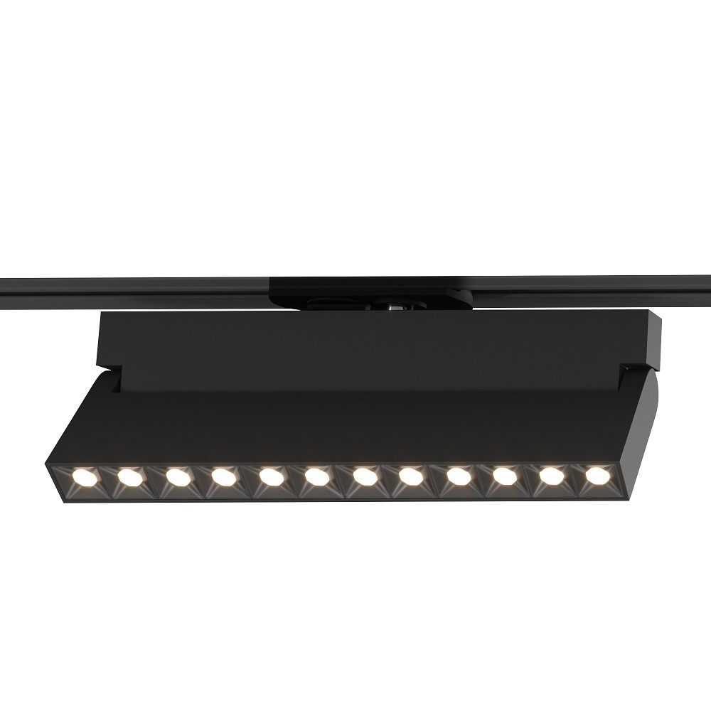 Светодиодный трековый светильник однофазный Elektrostandard Garda 4200К 20 Вт 7 кв.м черный (a057442) светодиодный трековый светильник однофазный elektrostandard glory 4200к 7 вт 3 кв м черный a043999