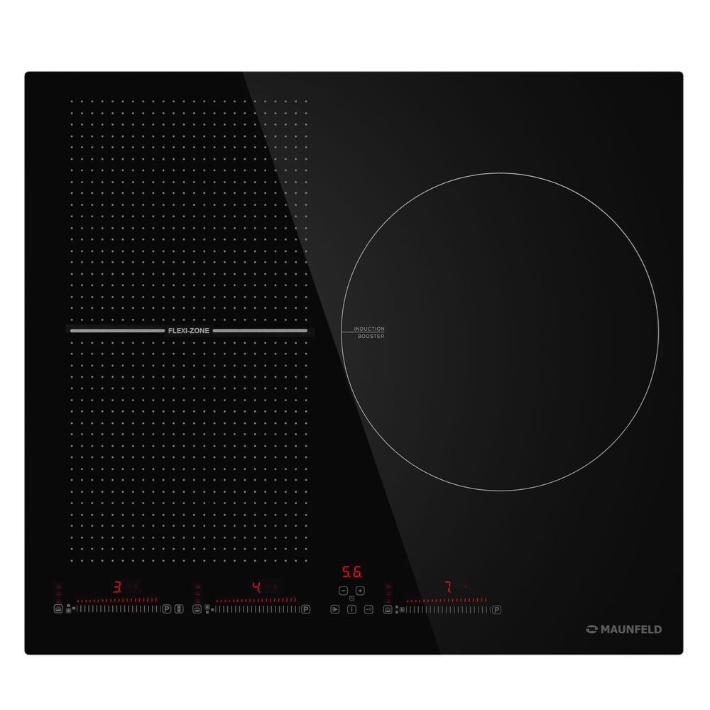 фото Варочная панель индукционная maunfeld cvi593sfbk 3 конфорки черная