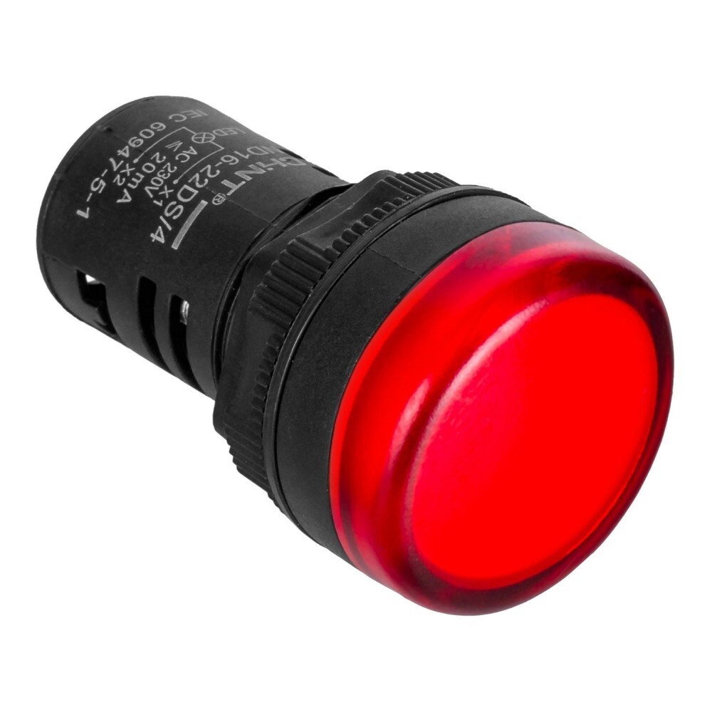 Лампа сигнальная Chint ND16-22DS/4 230 В IP40 красная (593012)