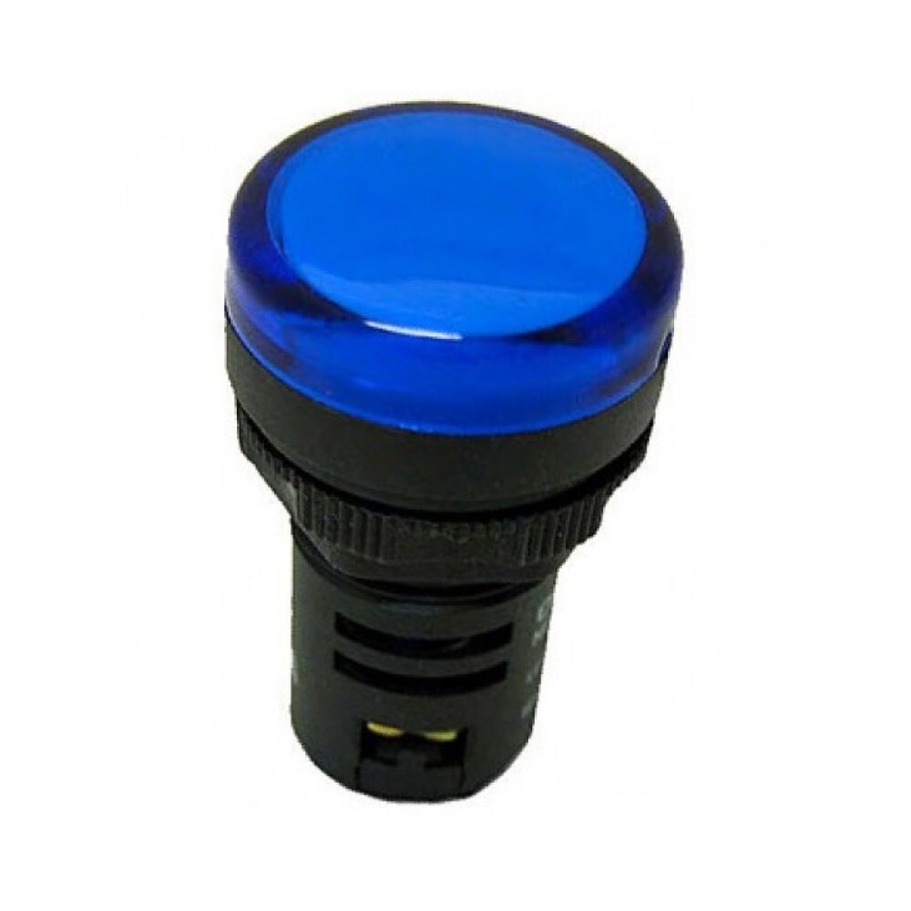 Лампа сигнальная Chint ND16-22DS/2 24 В IP40 синяя (592937)