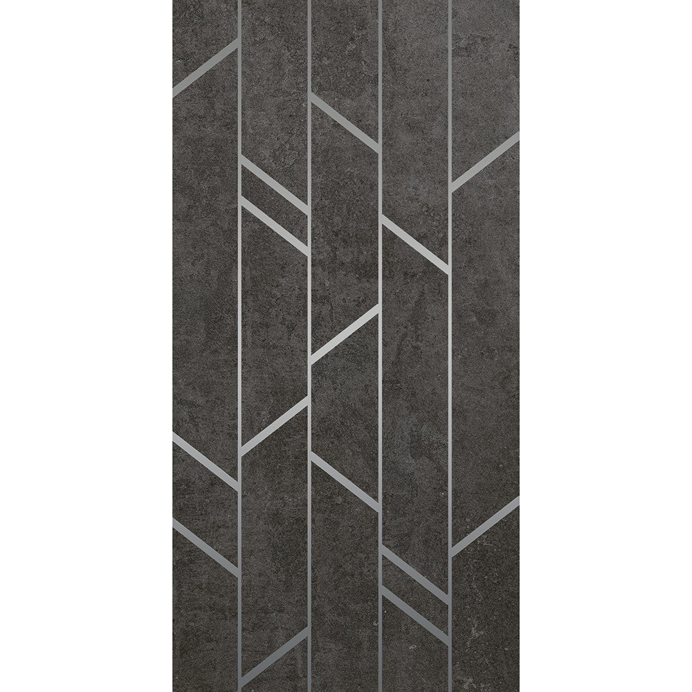 Плитка декор Axima Альбано темная геометрия 600х300х9 мм