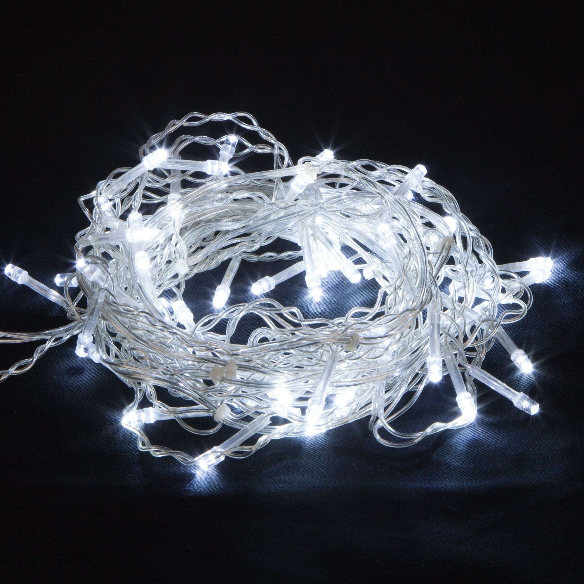 фото Гирлянда светодиодная eurosvet бахрома белая 1,8х0,5 м (a044082)