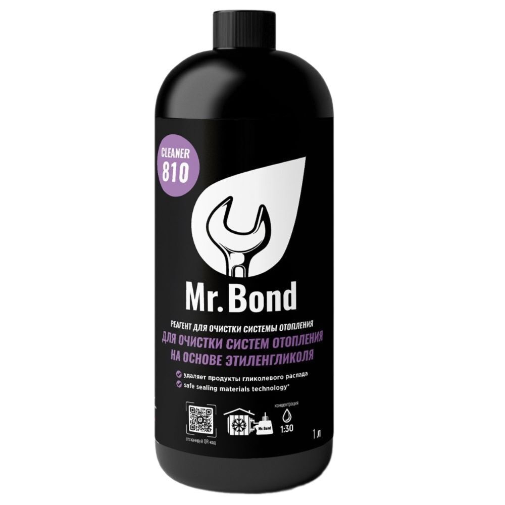 Реагент Mr.Bond Cleaner 810 для очистки систем отопления 1 л