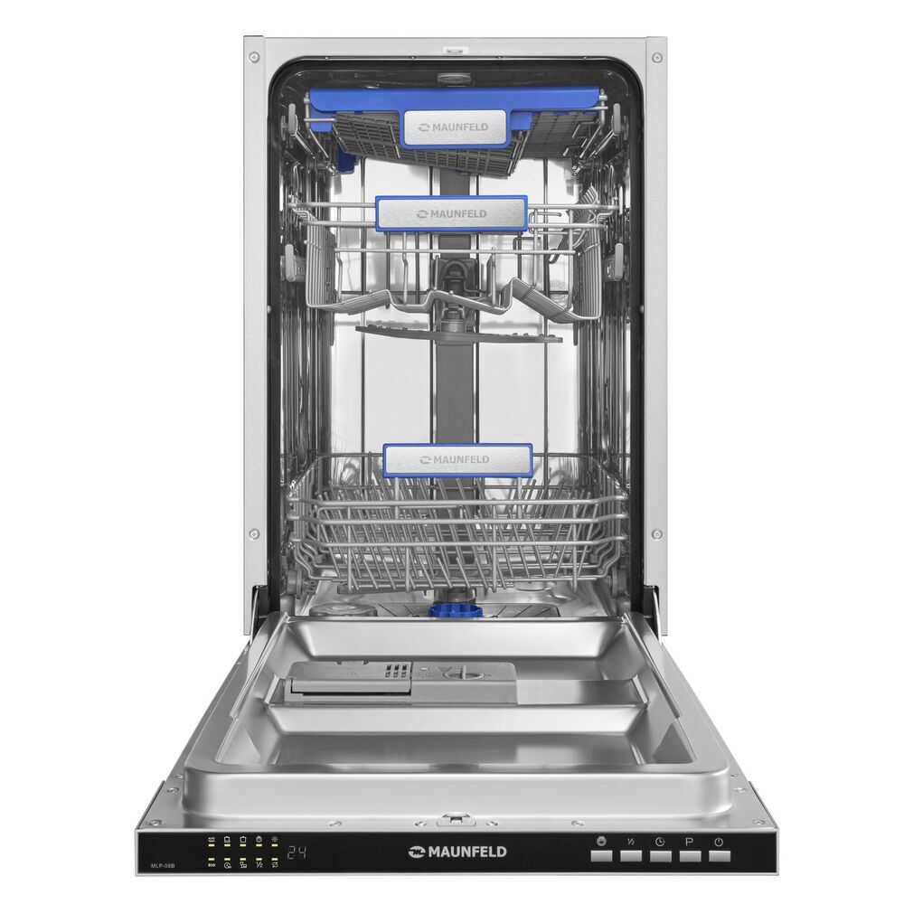 Посудомоечная машина встраиваемая Maunfeld MLP-08B 45 см (УТ000008252) встраиваемая посудомоечная машина weissgauff bdw 4140 d 45 см 7 программ цвет нержавеющая сталь