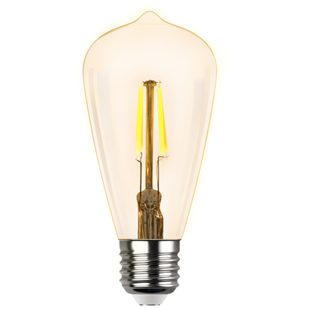 

Лампа светодиодная филаментная Rev E27 2700К 5 Вт 515 Лм 220 В колба ST64 прозрачная