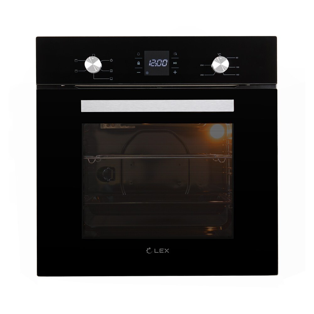 Духовой шкаф электрический встраиваемый Lex EDM 051 BL 595 мм черный (CHAO000367) духовой шкаф встраиваемый lex edm 4540 bl