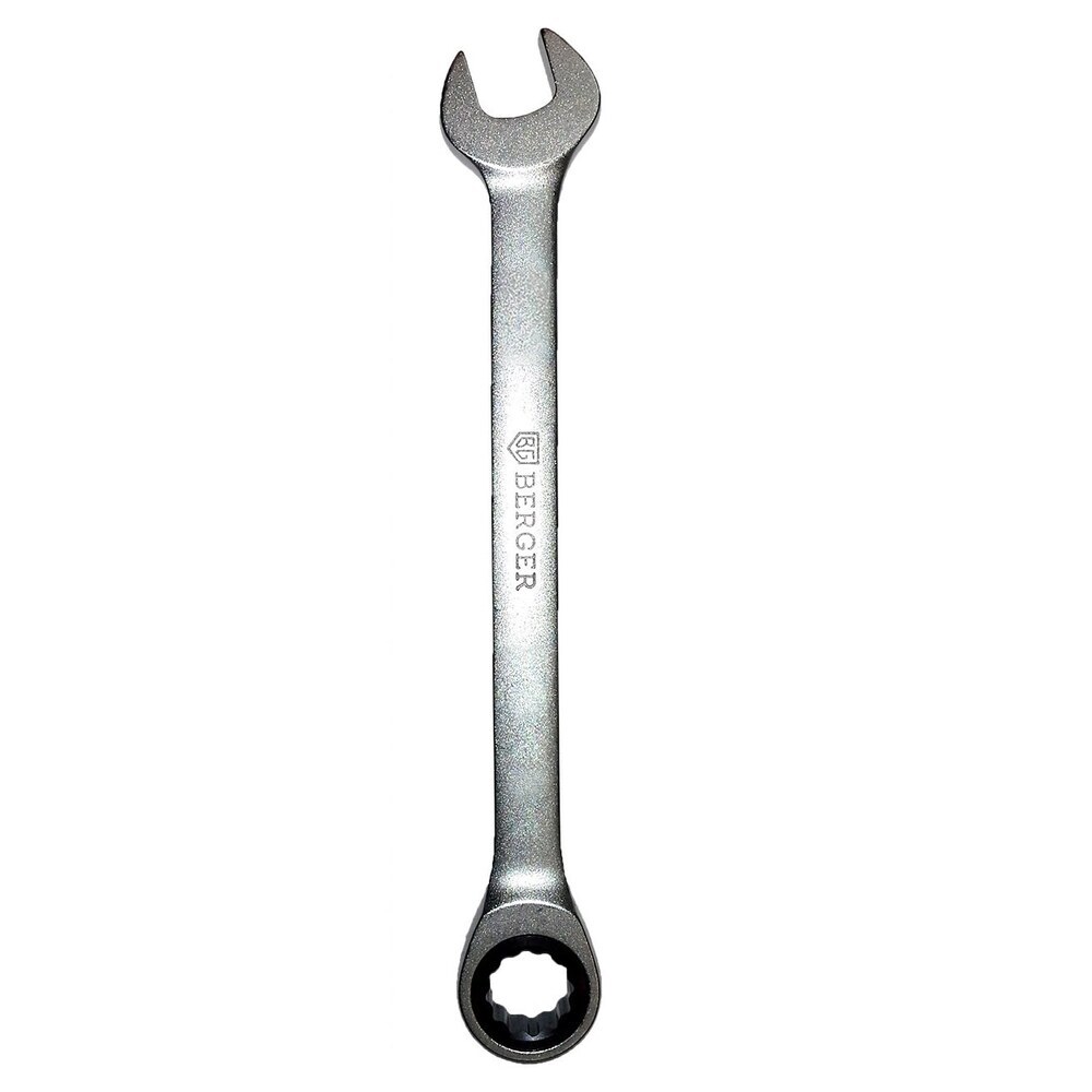 Ключ комбинированный рожково-накидной с трещоткой Berger BG1109 32 мм трубный ключ deli dl2518 18 максимальное открытие мм 60 cr mo углеродистая сталь