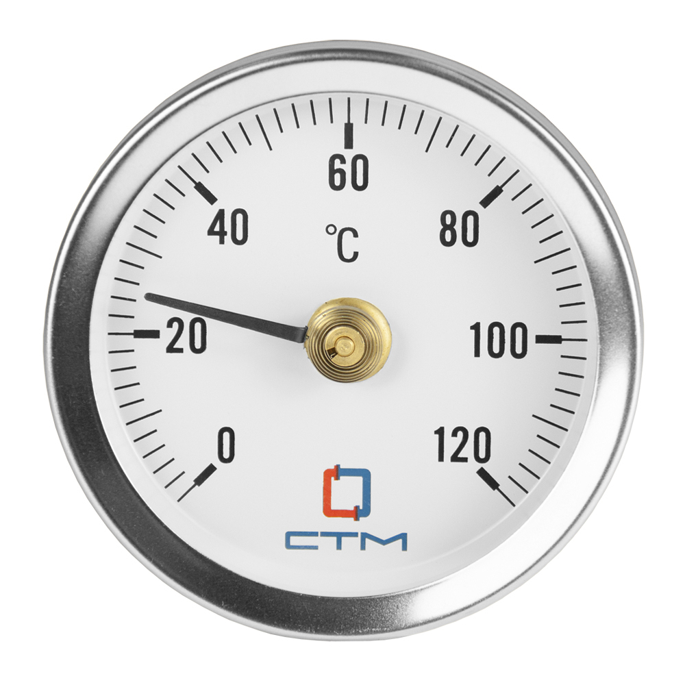 Термометр накладной СТМ d63 мм с пружиной 90°С (CTTND63)