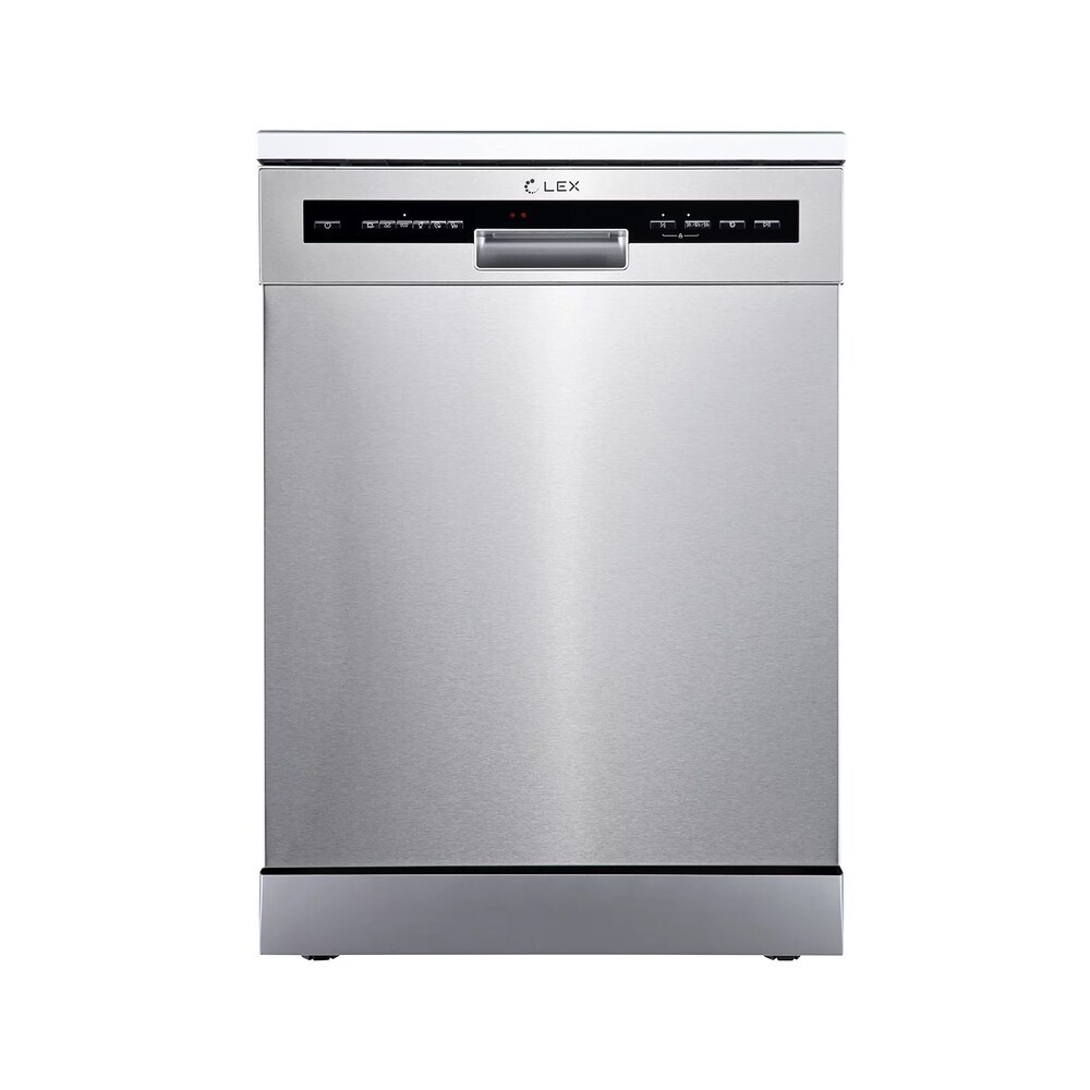Посудомоечная машина отдельностоящая Lex DW 6062 IX 60 см серая (CHMI000314) отдельностоящая посудомоечная машина lex dw 6062 ix серебристый