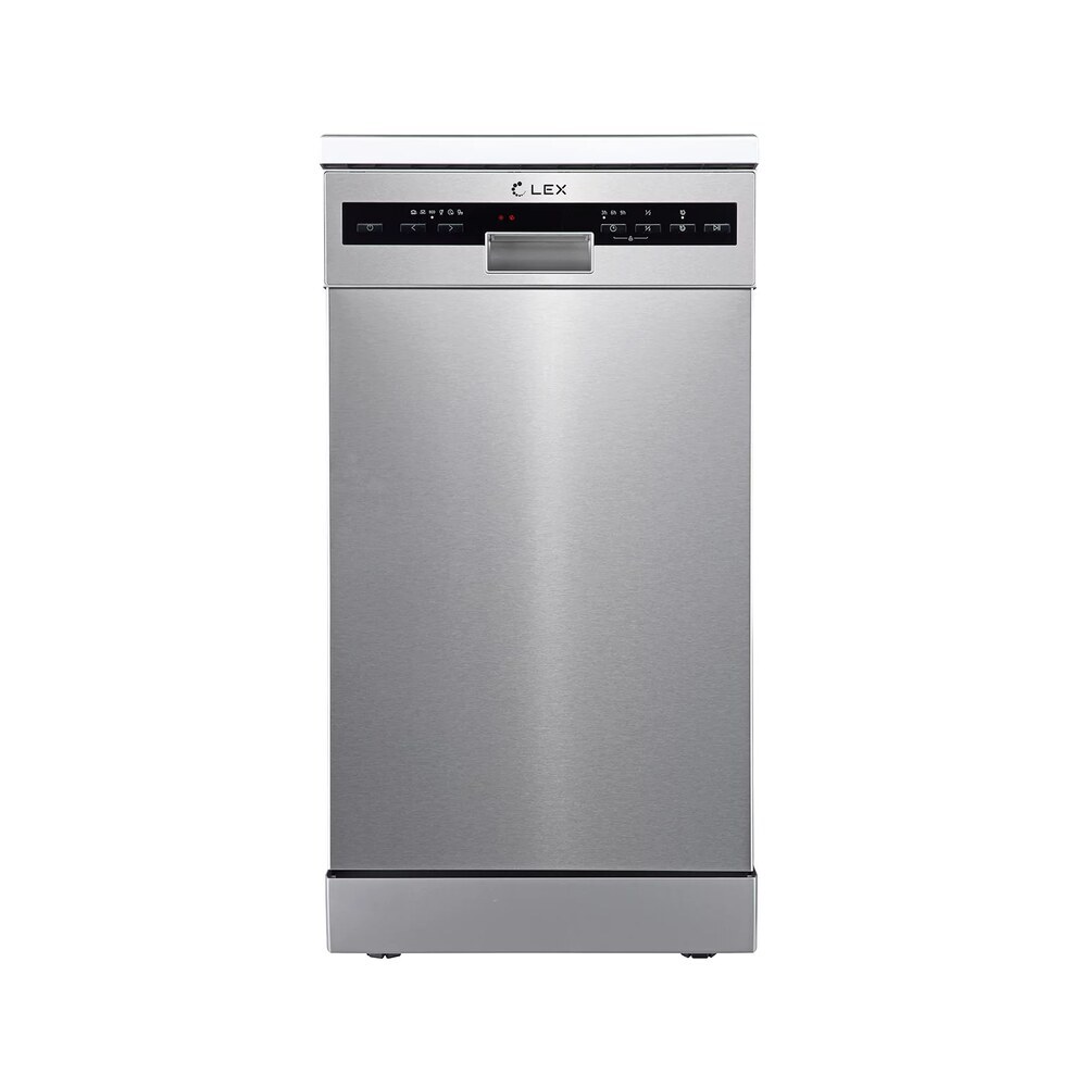 Посудомоечная машина отдельностоящая Lex DW 4562 IX 45 см серая (CHMI000310) посудомоечная машина отдельностоящая lex dw 4562 ix