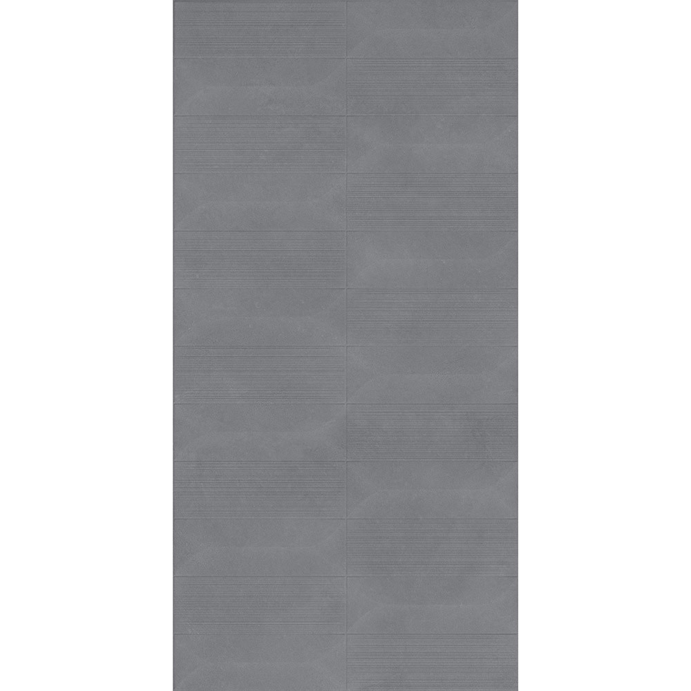фото Керамогранит lavelly hexagon relief темно-серый матовый 120х60 см (2 шт.=1,44 кв.м)