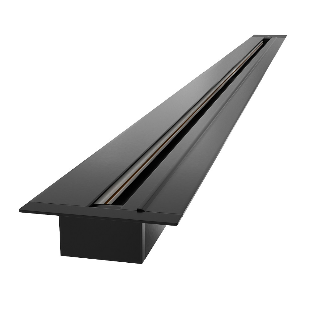 Шинопровод однофазный Elektrostandard Track Rail BK Recessed 1 м черный (a057091)