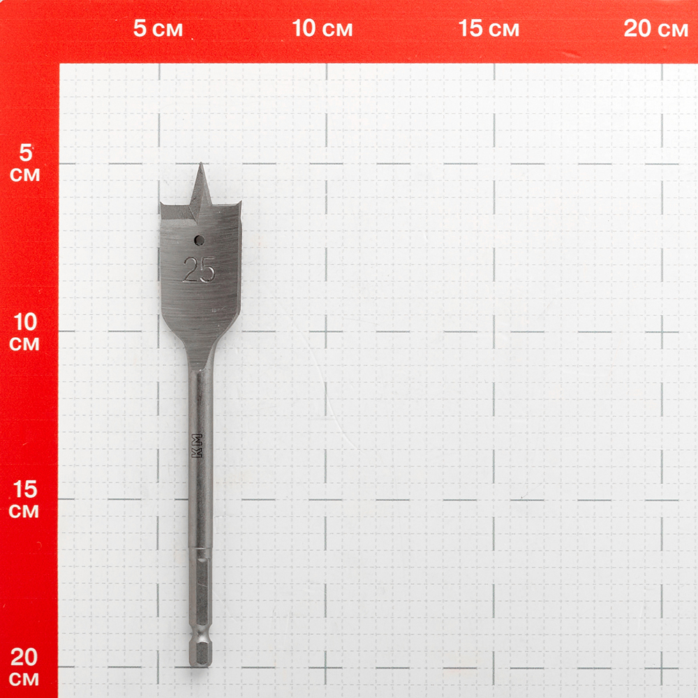 Сверло по дереву перьевое КМ 25х152 мм (966059) Вид№4