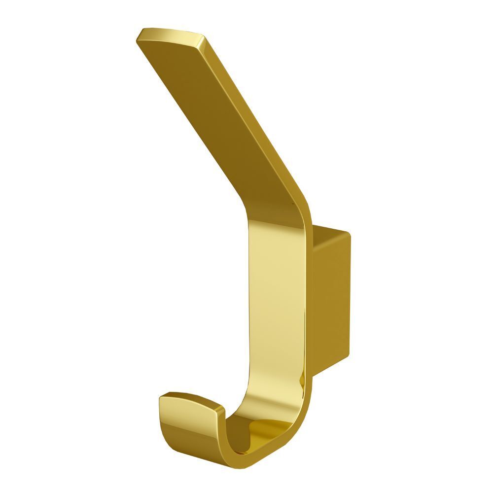 Крючок для ванной WasserKraft Sauer одинарный на шуруп металл золото (K-7923) крючок на липучке классика 3 шт цвет прозрачный