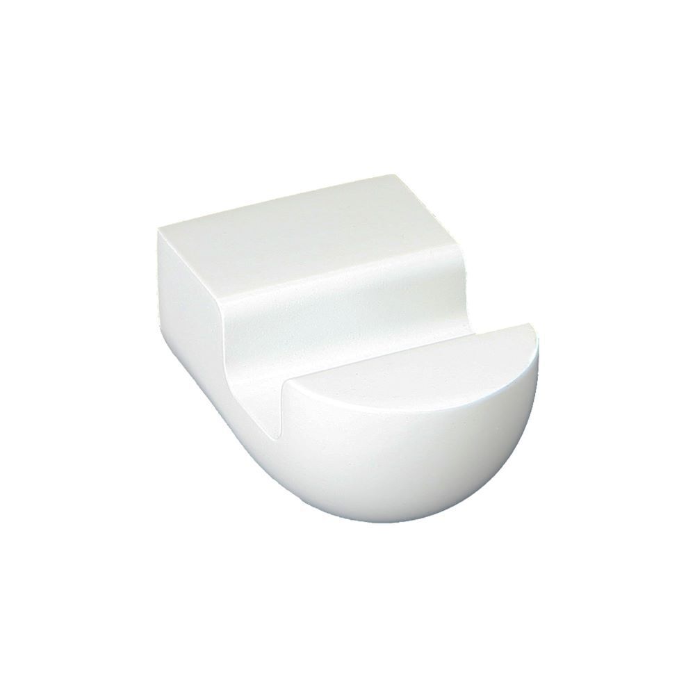 Крючок для ванной WasserKraft Kammel одинарный на шуруп металл белый (K-8323W)