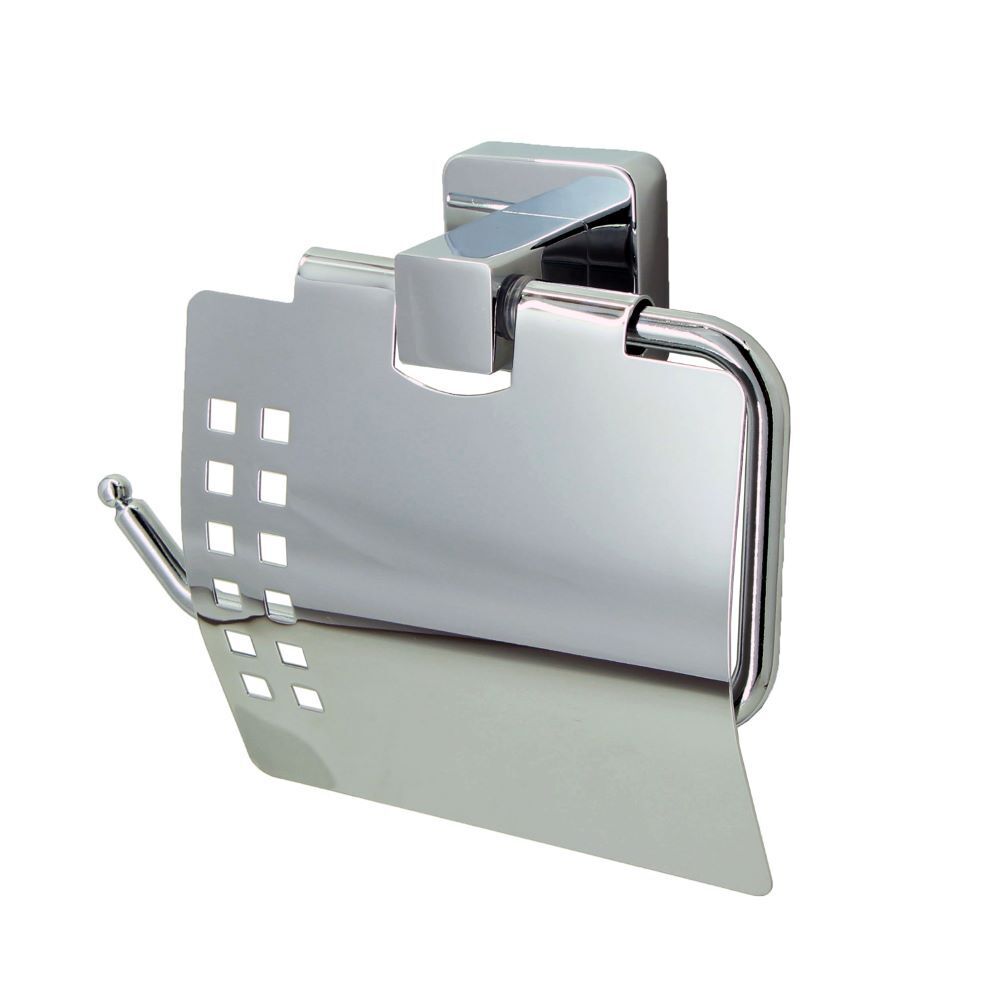Держатель для туалетной бумаги WasserKraft Dill с крышкой металл/пластик хром (K-3925)