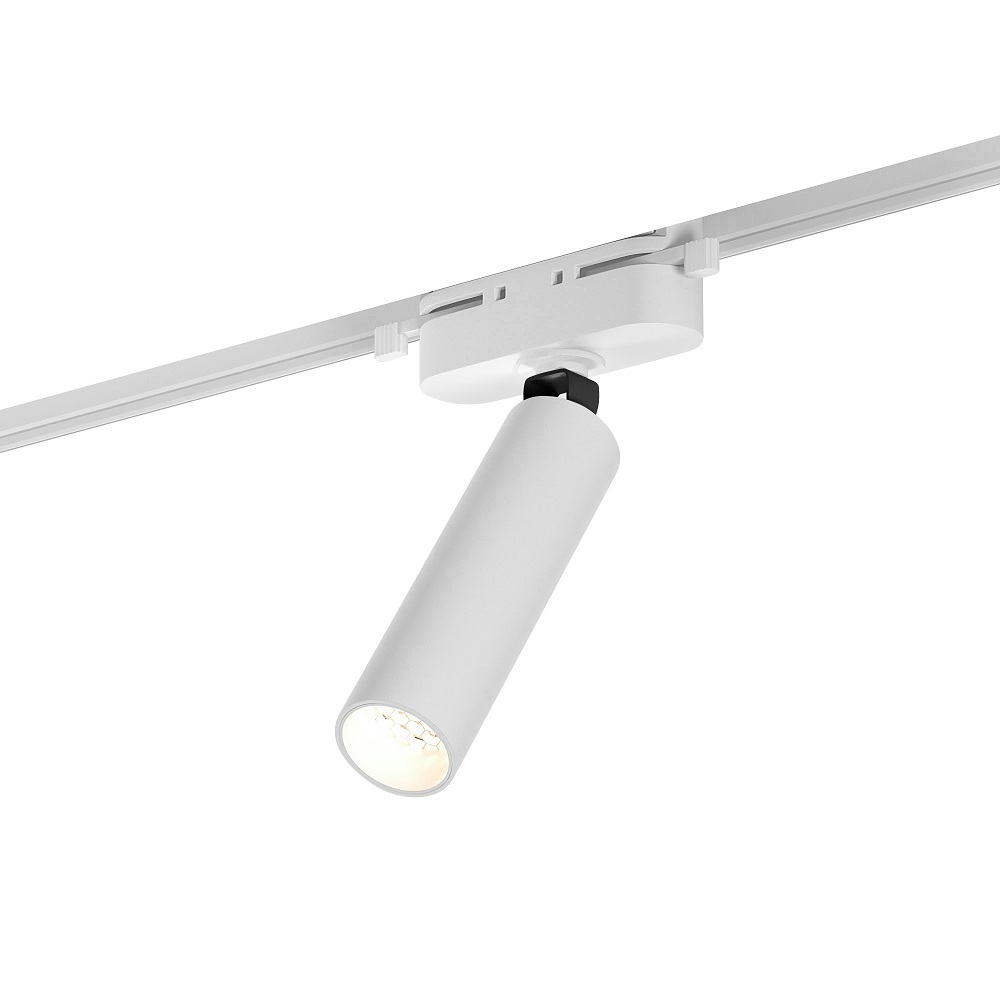 Светодиодный трековый светильник однофазный Elektrostandard Pika 4000К 6 Вт 1,5 кв.м белый (a065268) светодиодный прожсветильник тор с трекером 6 цветов светильник свет 330 вт