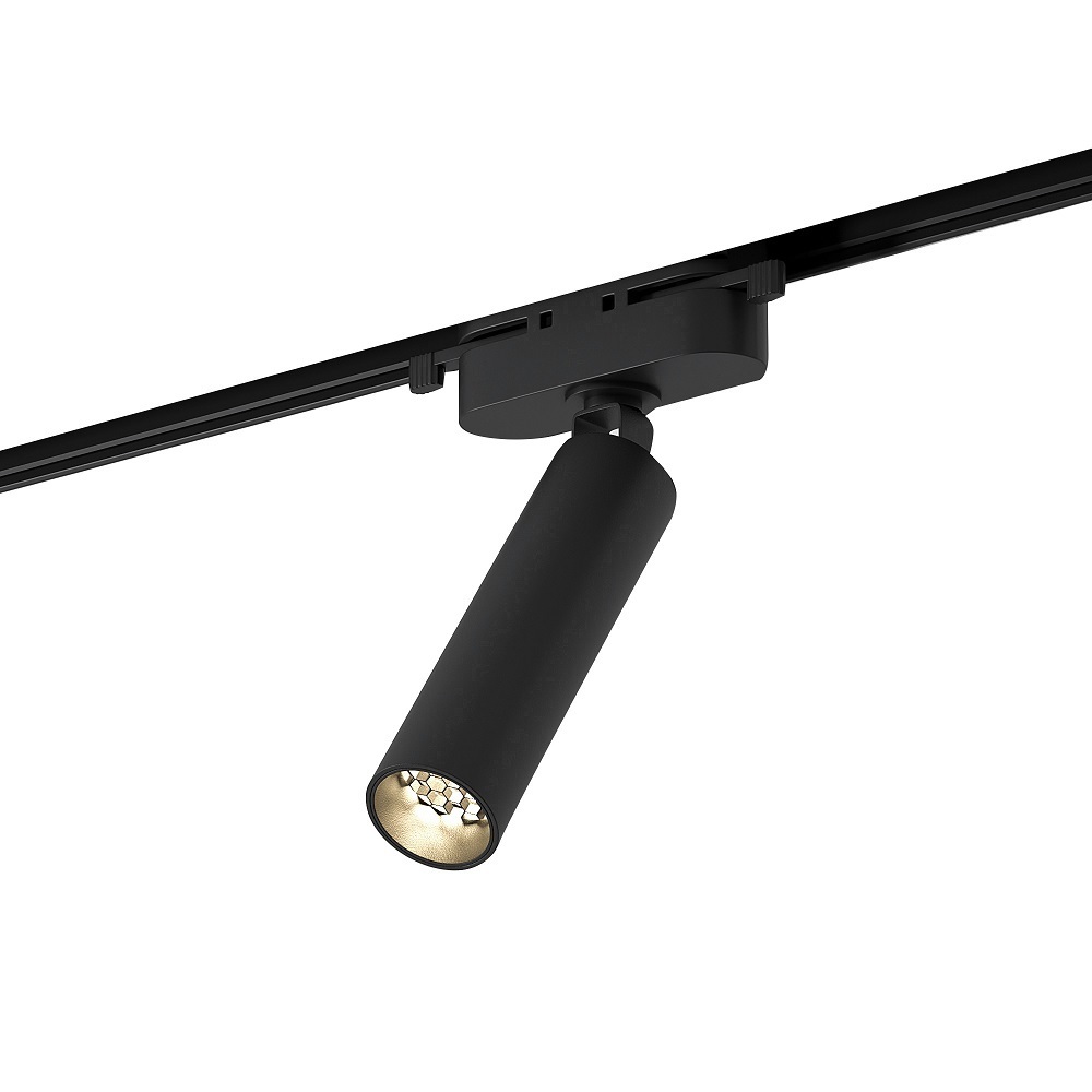 Светодиодный трековый светильник однофазный Elektrostandard Pika 4000К 6 Вт 1,5 кв.м черный (a065269) 3 вт 5 вт 7 вт 10 вт 12 вт светодиодный cob потолочный светильник регулируемая лампа направляющий трековый светильник изображение точечный све