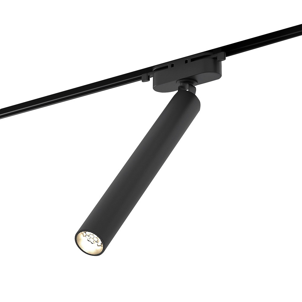 Светодиодный трековый светильник однофазный Elektrostandard Pika 4000К 6 Вт 1,5 кв.м черный (a065274) светодиодный прожсветильник тор с трекером 6 цветов светильник свет 330 вт