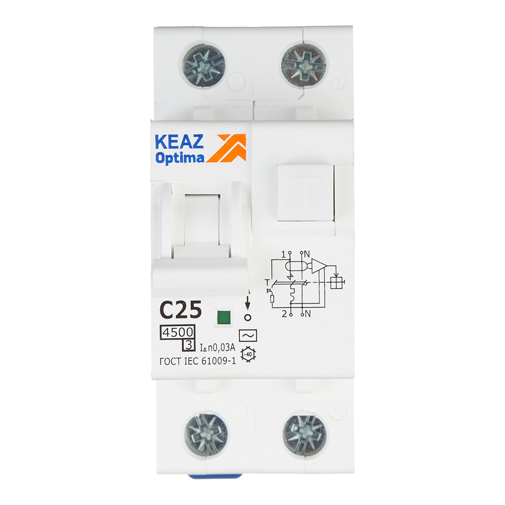 фото Узо systeme electric city9 set вдт 63а 300 ма 1p+n тип ас 4,5 ка (c9r66263)