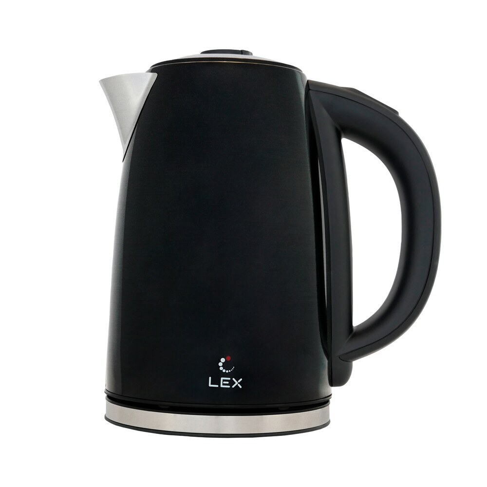 Электрический чайник Lex LX30021-1 1,7 л черный электрический чайник lex lx30021 3 1 7 л бежевый