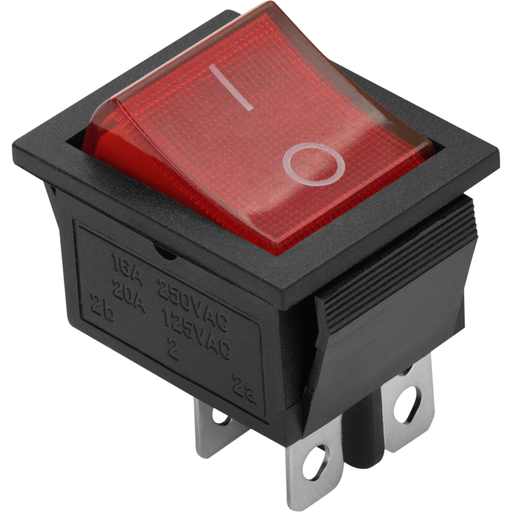 Кнопка прямоугольная Düwi 26840 6 250 В IP20 с подсветкой красная блокирующий клавишный выключатель питания i o 4 контакта с светильник кой 16 а 250 в переменного тока 20 а 125 в переменного тока kcd4