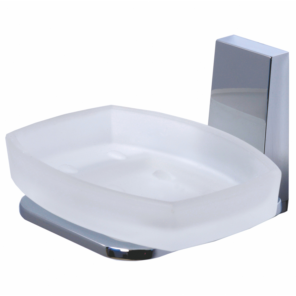 Мыльница для ванной WasserKraft Lopau K-6000 с держателем металл/стекло хром (K-6029) мыльница для ванной wasserkraft lippe k 6500 с держателем металл стекло хром k 6529