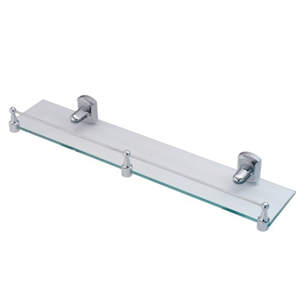 Полка для ванной WasserKraft Oder 125х500х60 мм стекло/металл хром (K-3044)