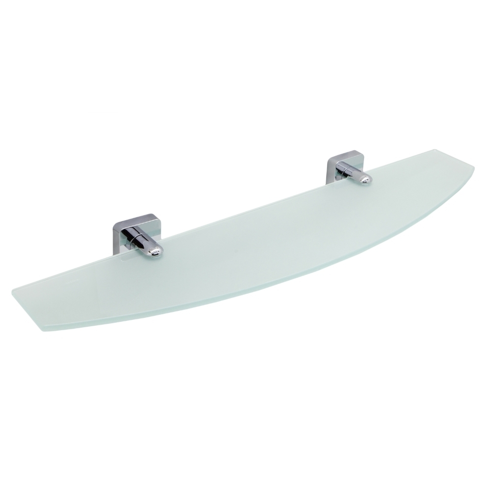 Полка для ванной WasserKraft Lippe K-6500 132х500х42 мм стекло/металл хром (K-6524)