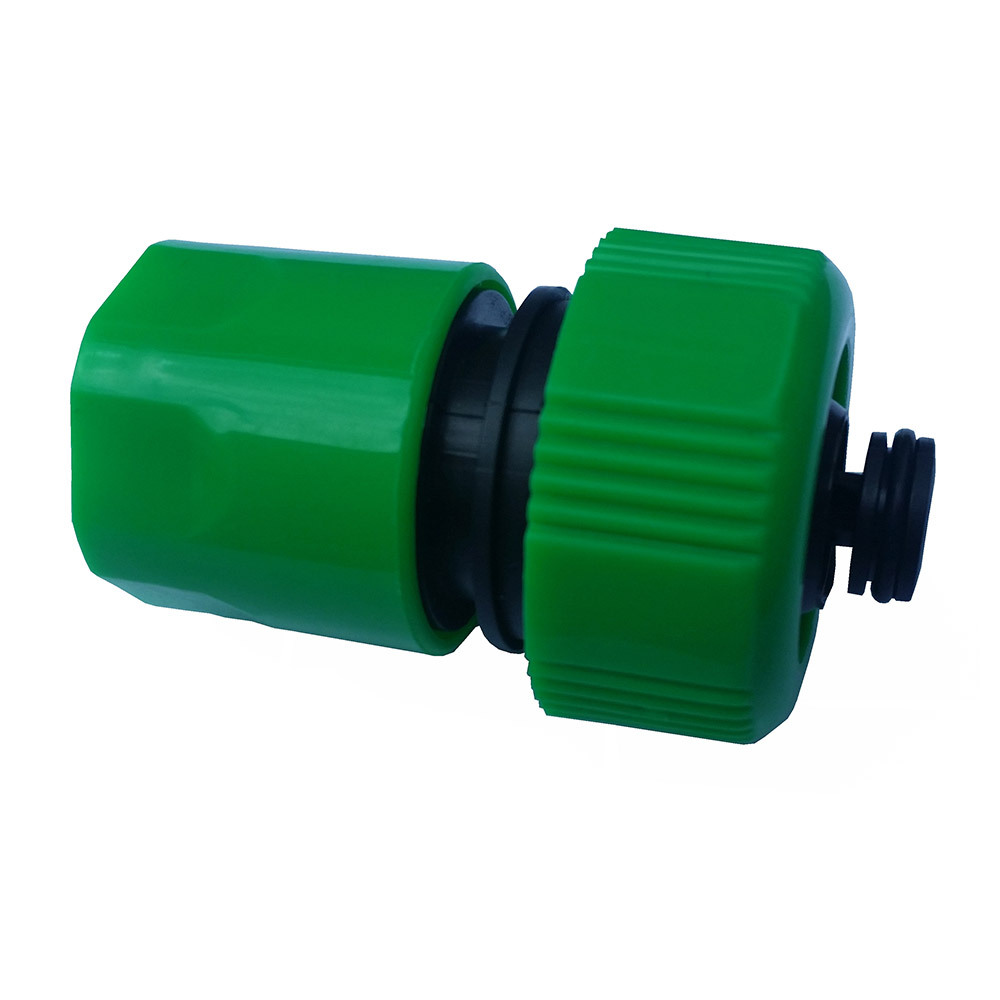 Коннектор 3/4 для шланга Оазис пластиковый с аквастопом (011851)