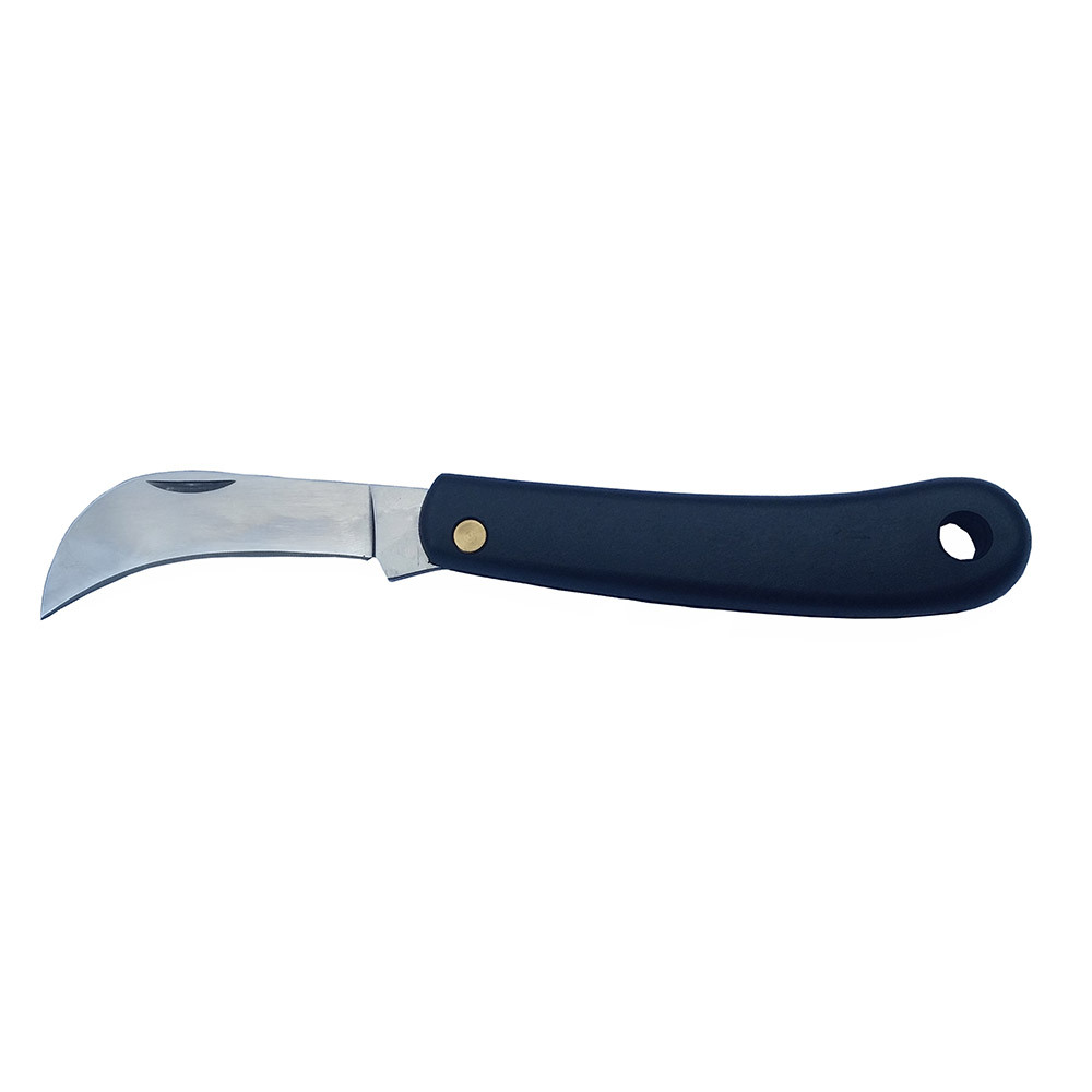 Нож складной садовый с нейлоновой рукояткой (010309) нож садовый samurai igkmp 68w складной прививочный нержавеющий изогнуты