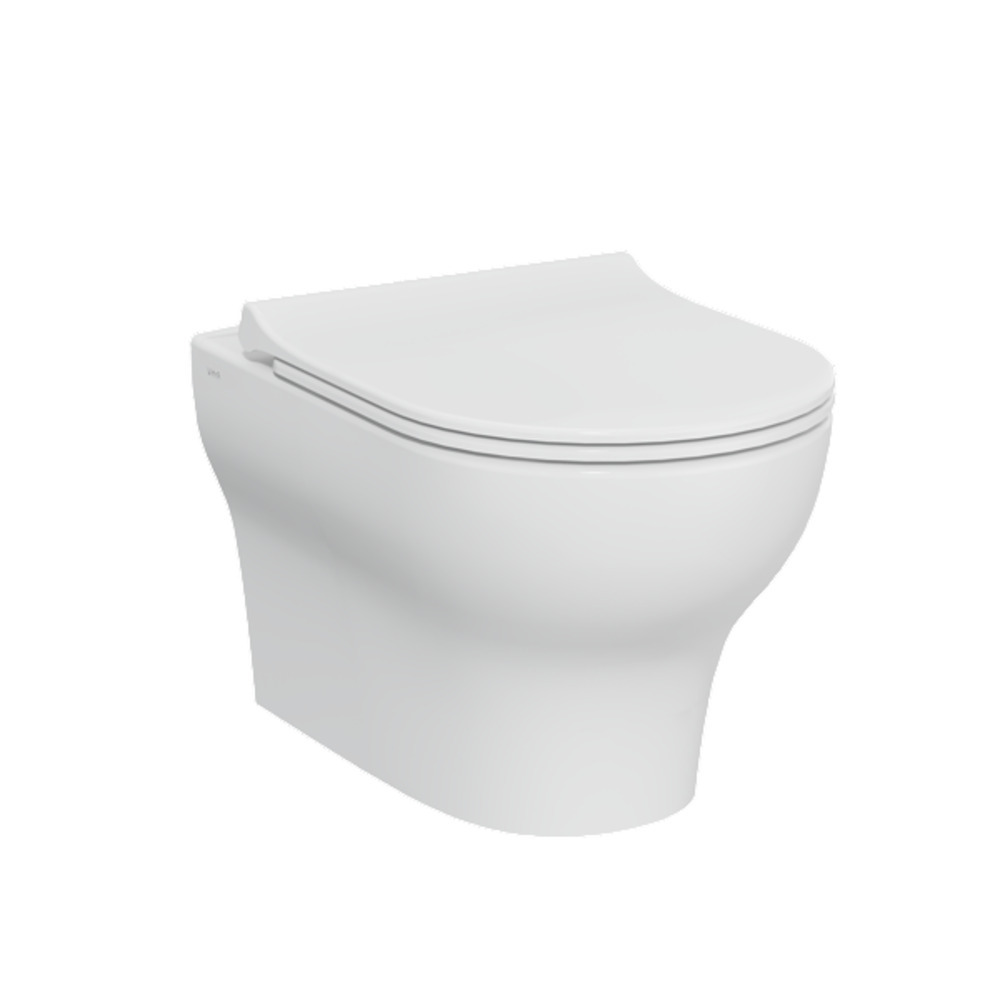 Унитаз подвесной Vitra Zentrum Round безободковый без сиденья (7786B003-0075)