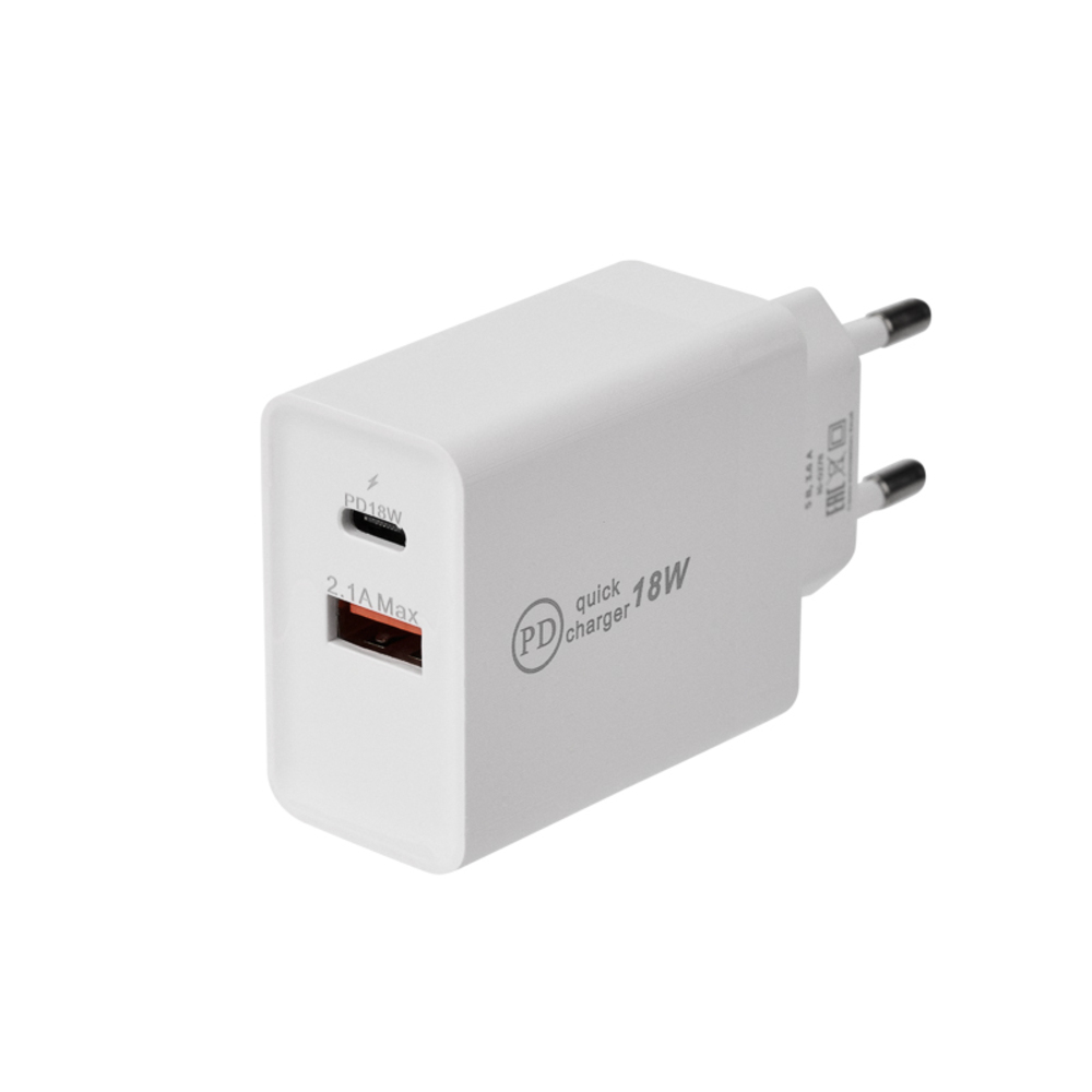 Зарядное устройство USB 3.0/Type-C Rexant (16-0278) 230 В 2100 мА