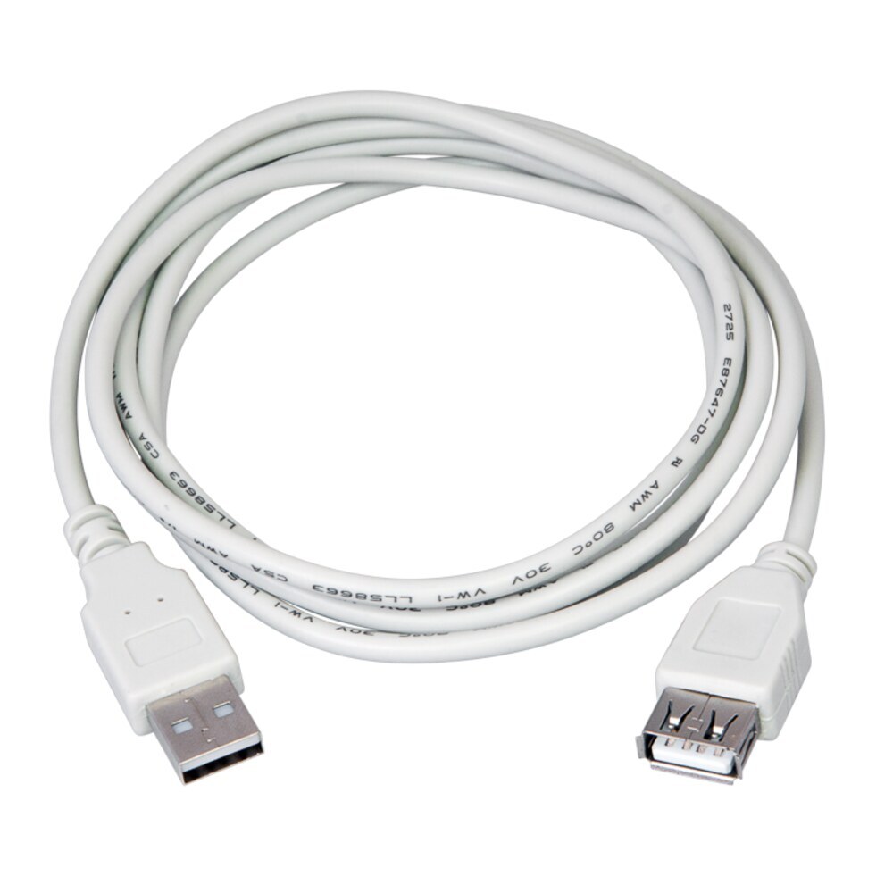 Кабель USB-A/USB-A Rexant (18-1117) 2,4 А 5 м 2 шт лот 30 см компьютерный чехол usb панель для крепления разъема удлинительный кабель usb 2 0 кабель удлинитель штекер гнездо