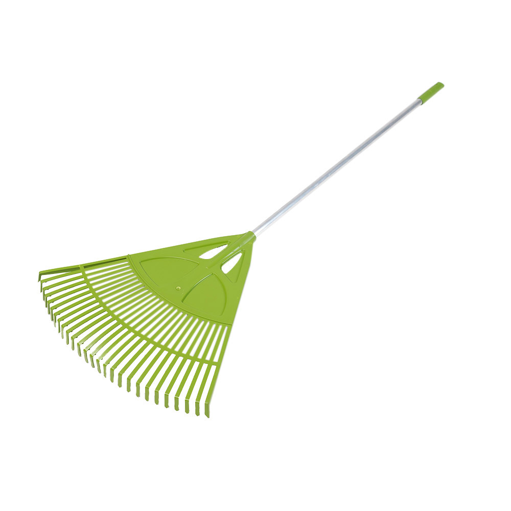 фото Грабли веерные павловская заря (гпв02) полипропиленовые для уборки листьев и травы 27 зубьев 1200 мм