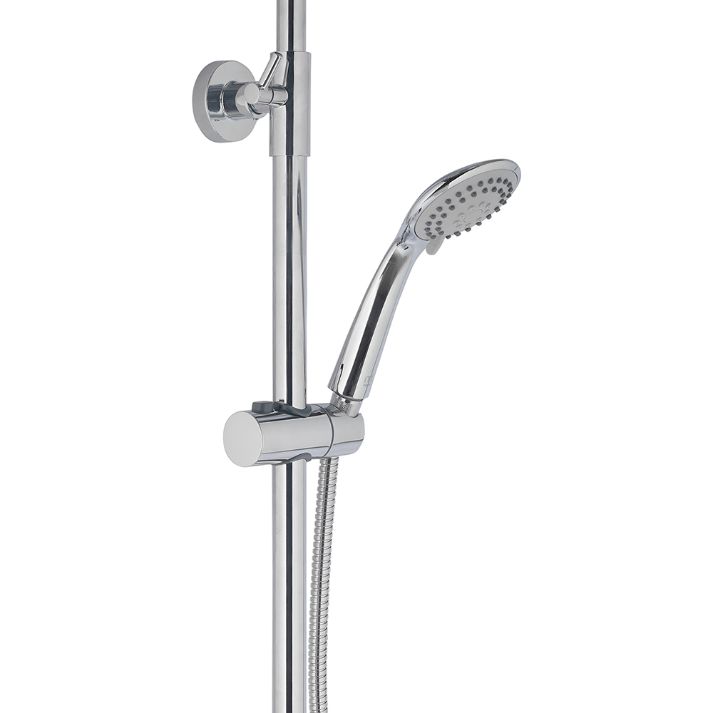 Душевой комплект Milardo Shower Set с верхним душем с лейкой хром (3703F24M76) Вид№4