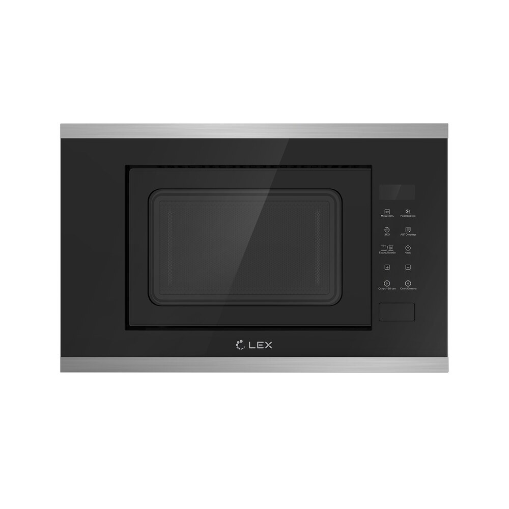 Микроволновая печь встраиваемая Lex Bimo 20.02 серебро микроволновая печь lex bimo 20 01 inox черный