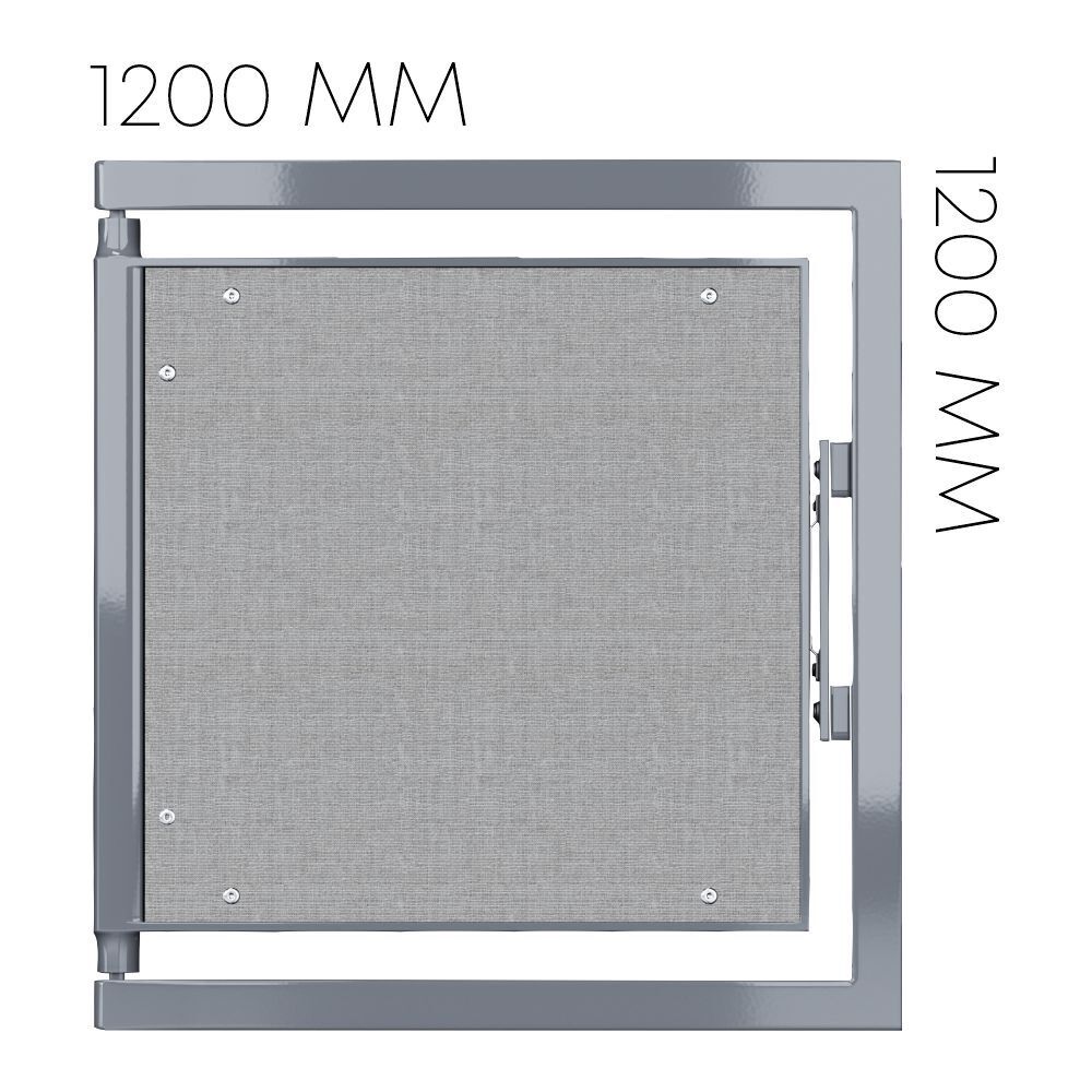 фото Люк ревизионный под плитку shagma стальной 1200х1200 мм скрытый нажимной