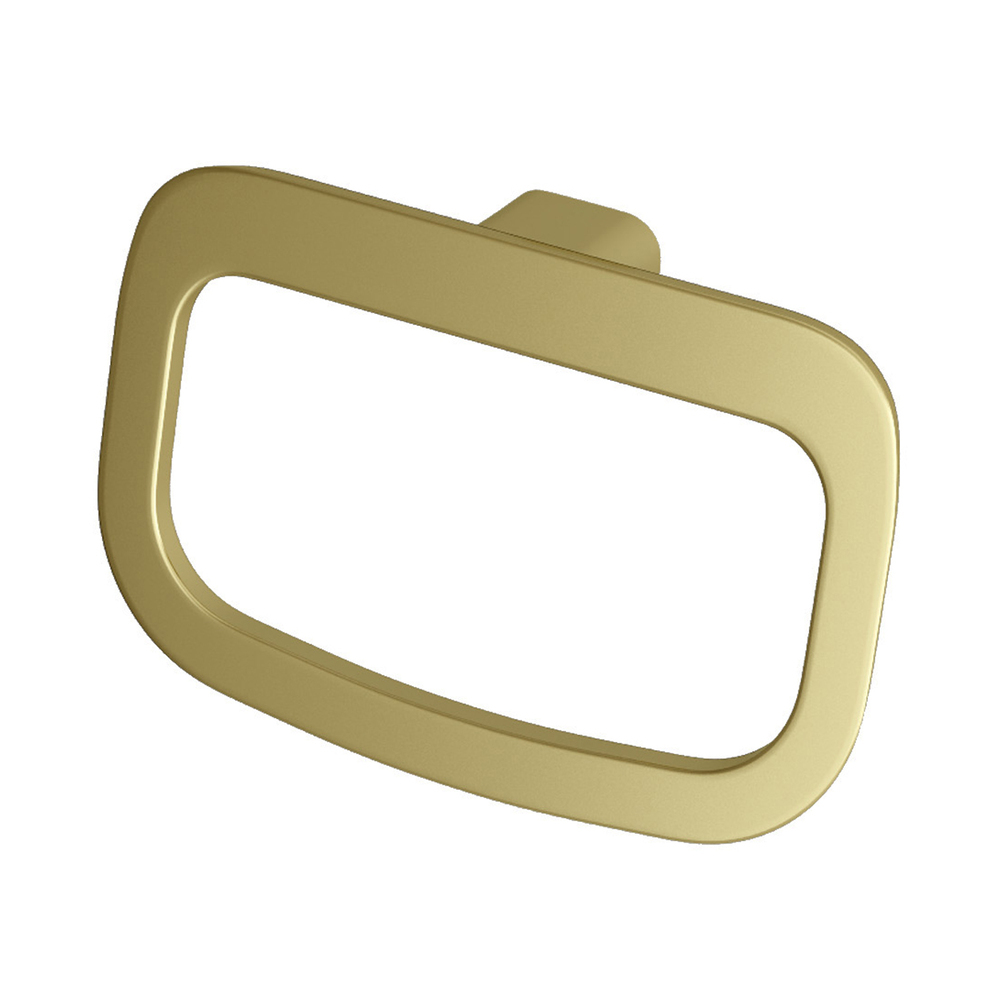 фото Полотенцедержатель кольцо wasserkraft aisch k-5900 d240 мм на шуруп металл золото (k-5960)